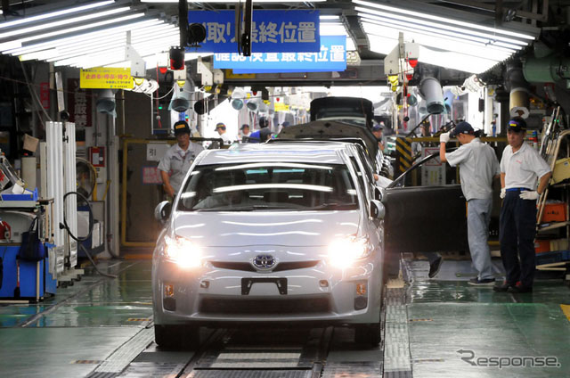 丰田4至9月全球产量增1% 442万1016辆