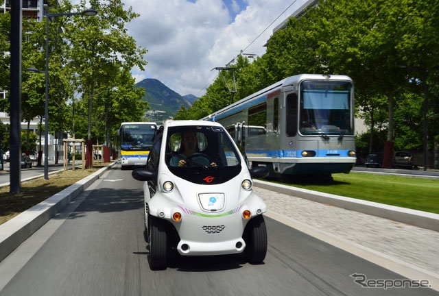 丰田超小型ev车"i-road"首次走出国门参与法国公交运输系统【8】