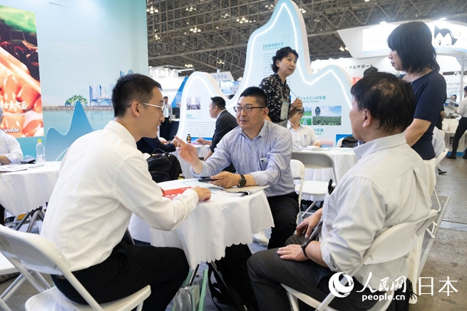 企業洽談。主辦方供圖