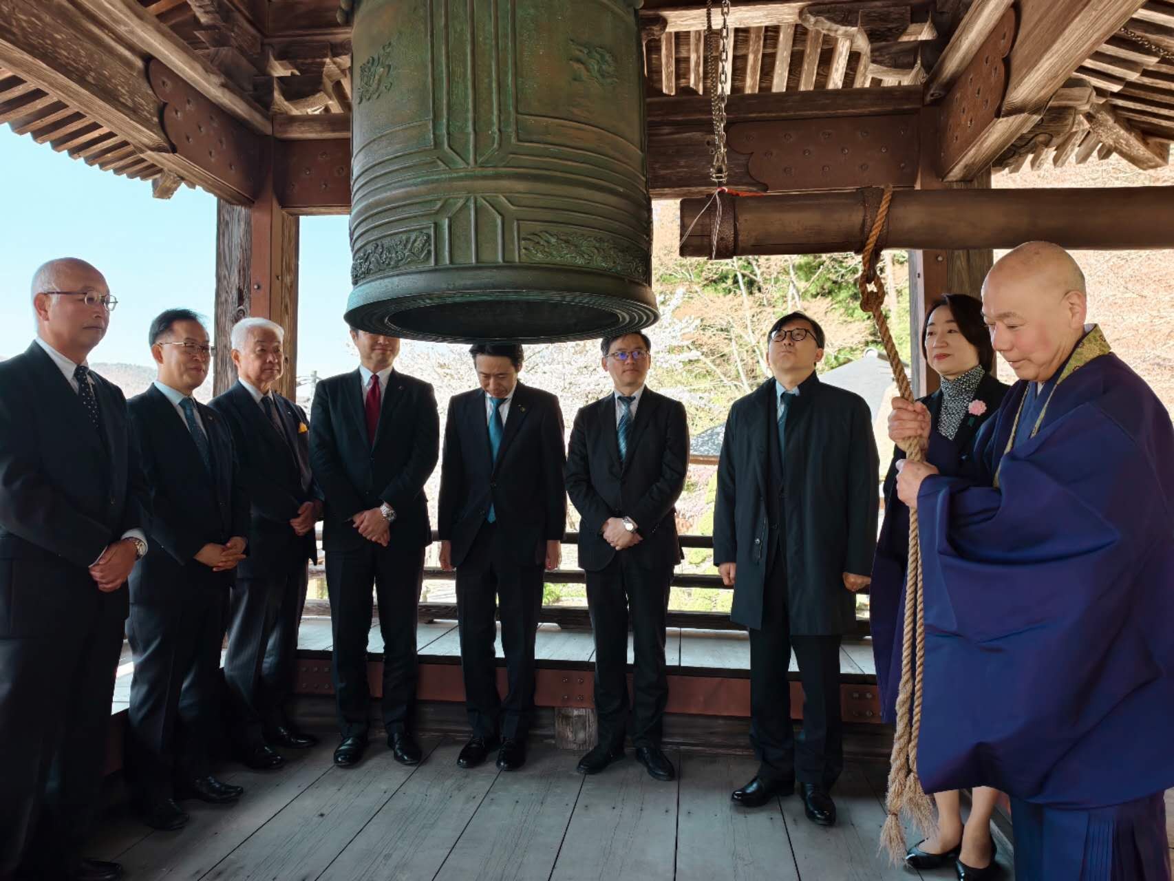 第19届“圆仁祭”近日在日本山形县举行。中国驻新潟总领馆供图