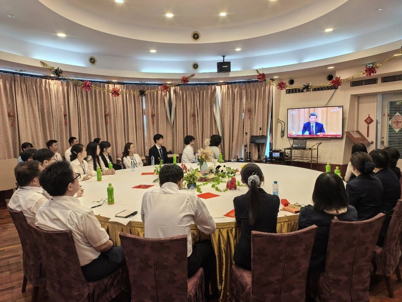座談會現場。中國駐新潟總領館供圖