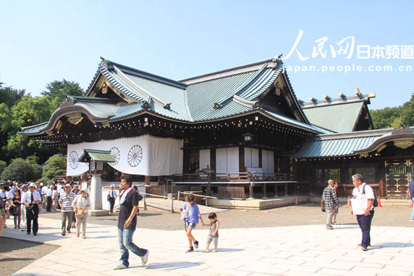 8月15日的靖国神社。