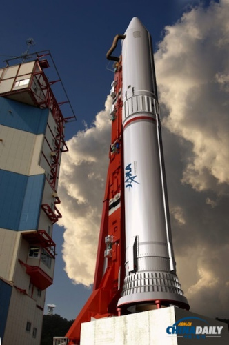 日本新型火箭Epsilon（模拟图）