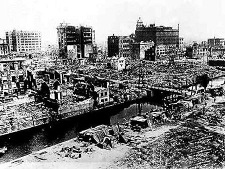 1923年日本关东大地震（资料图）